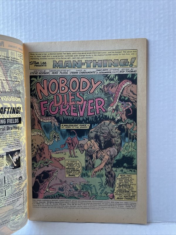 Man Thing #10 Vol. 1 