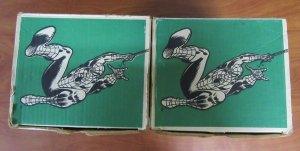 Vintage Marvel Comic Storage Box 1990 Captain America Spider-Man Wolverine