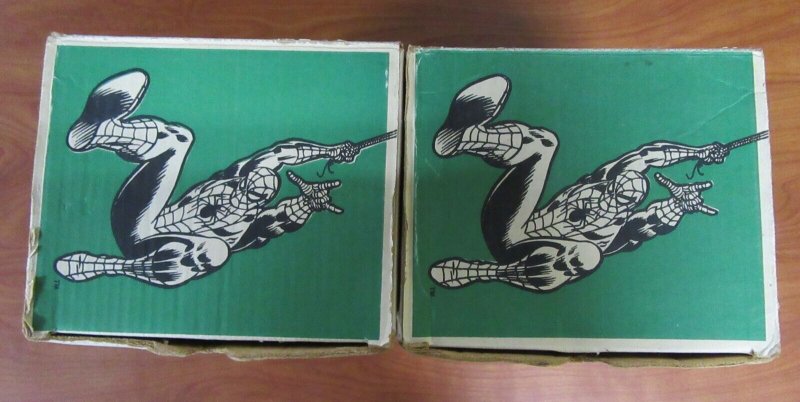Vintage Marvel Comic Storage Box 1990 Captain America Spider-Man Wolverine