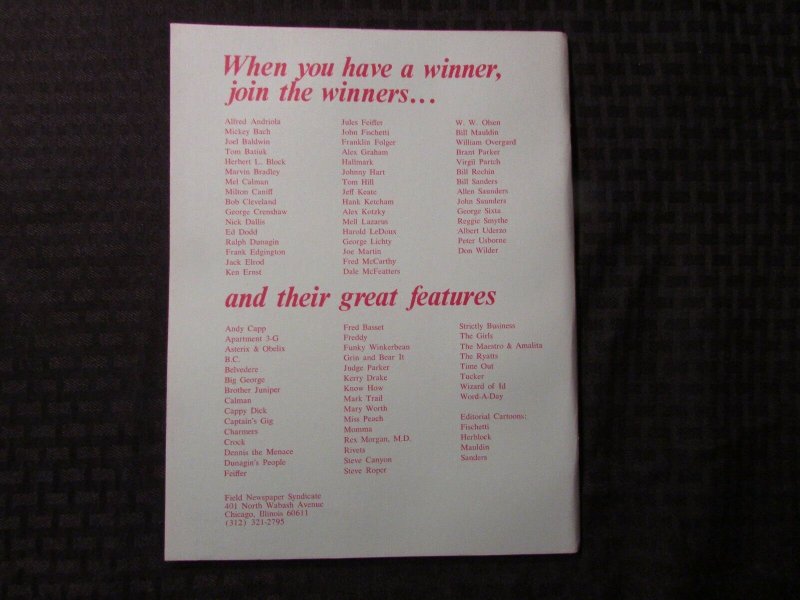 1979 CARTOONIST PROFILES #40 FVF John Romita Kerry Drake