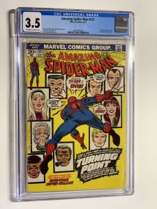 Amazing Spider-man 121 cgc 3.5 ow/w pages marvel 1973