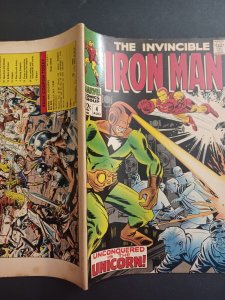 The Invincible Iron Man #4 - Unicorn - 1968 - FN