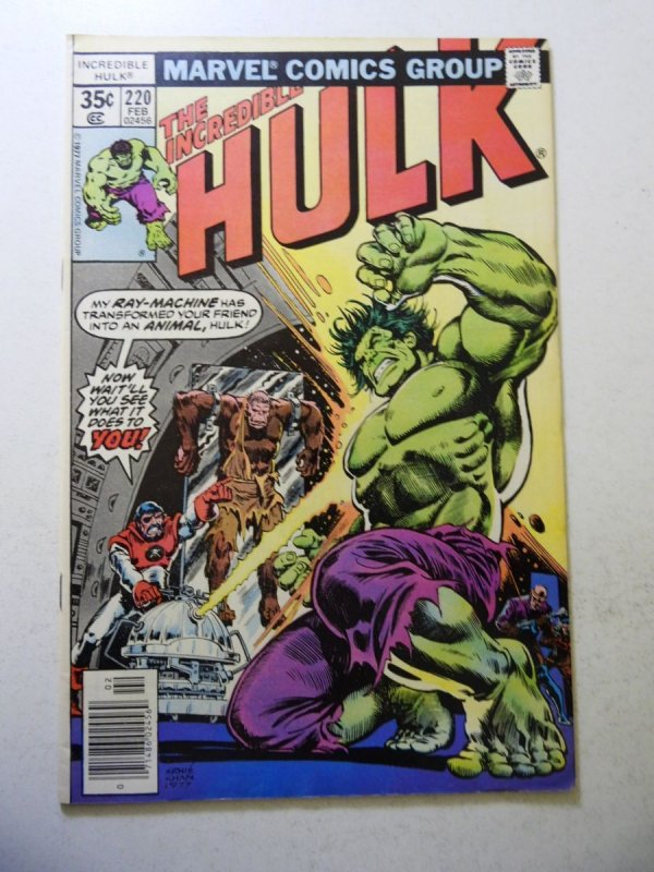 The Incredible Hulk #220 (1978) FN+ Condition