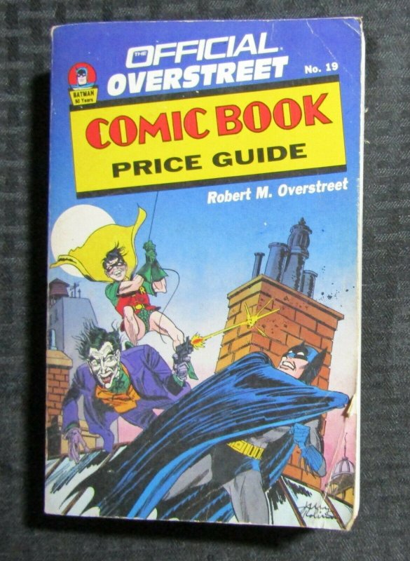 1989 Overstreet COMIC BOOK PRICE GUIDE #19 G/VG 3.0 SC Jerry Robinson Batman