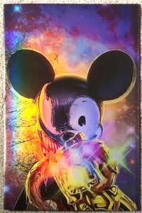 Venomized Veno-Mickey Chrome Foil Mickey Mouse L.A. Comic Con Stan Yak Cover COA