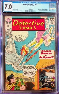 Detective Comics #316 (1963) - CGC 7.0 - Cert#4475194013