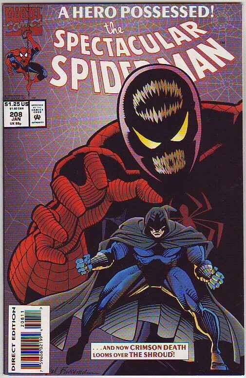 Spider-Man, Peter Parker Spectacular #208 (Jan-94) NM+ Super-High-Grade Spide...