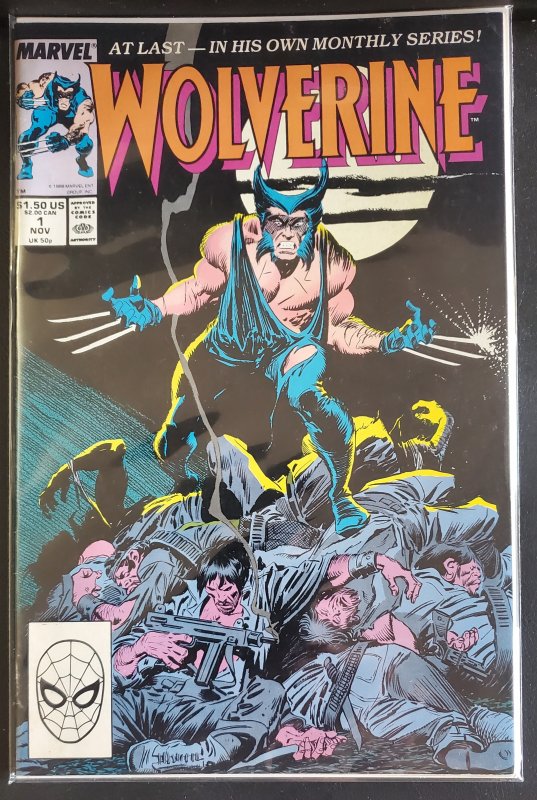 Wolverine #1 (1988) Key Issue Premier book ln 1st solo series. New black costume