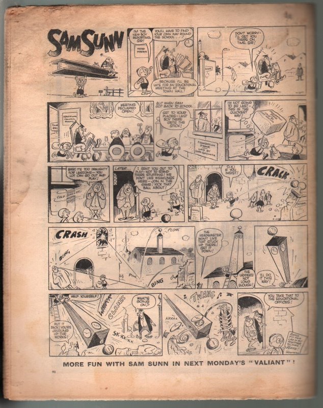 Valiant # September 1967 - Fleetway  -G - Comic Book