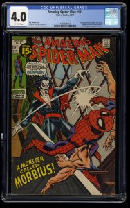 Amazing Spider-Man #101 CGC VG 4.0 Off White 1st Appearance Morbius!