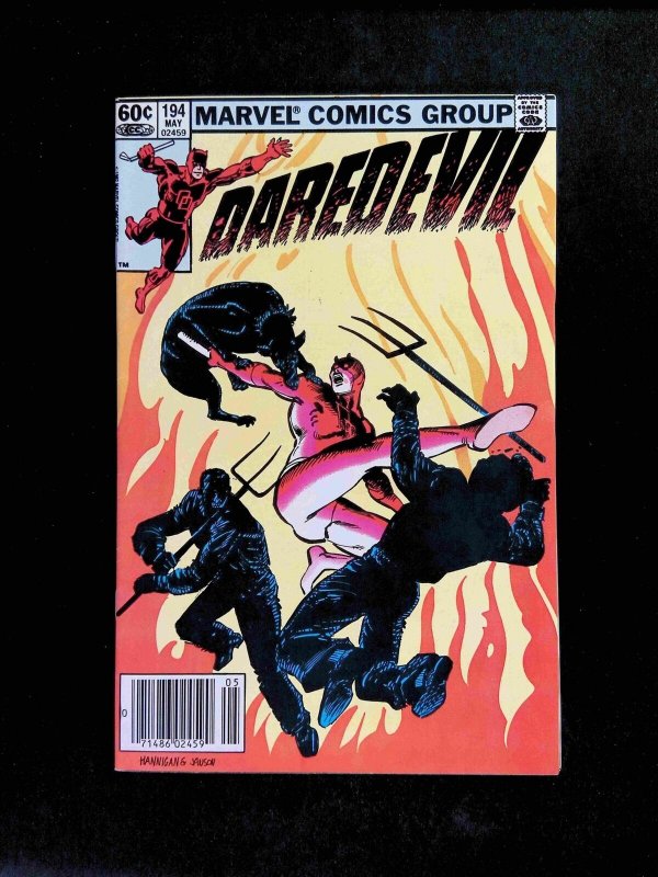 Daredevil #194  Marvel Comics 1983 VF Newsstand
