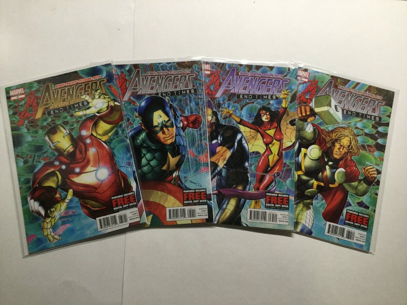 Avengers End Times 31-34 31 32 33 34 Lot Run Set Near Mint Nm Marvel