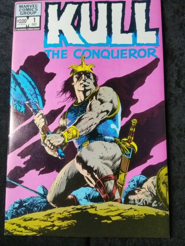 Kull the Conqueror #1 Vol 1 and #1 Vol 3 Jusko cover Buscema cover