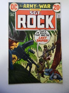 Our Army at War #256 (1973) VG Condition moisture stains