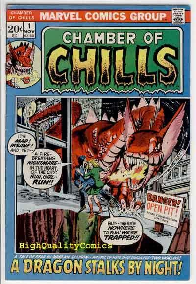 CHAMBER of CHILLS #1, FN+, Craig Russell, Ellison, 1972, Bronze age