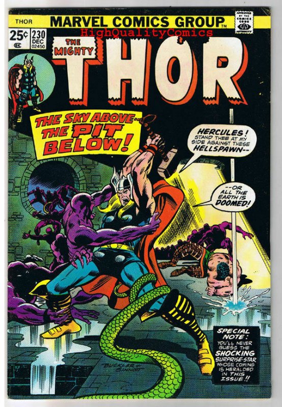 THOR #230, FN/VF, God of Thunder, Hercules, Sinnott, 1966, more Thor in store