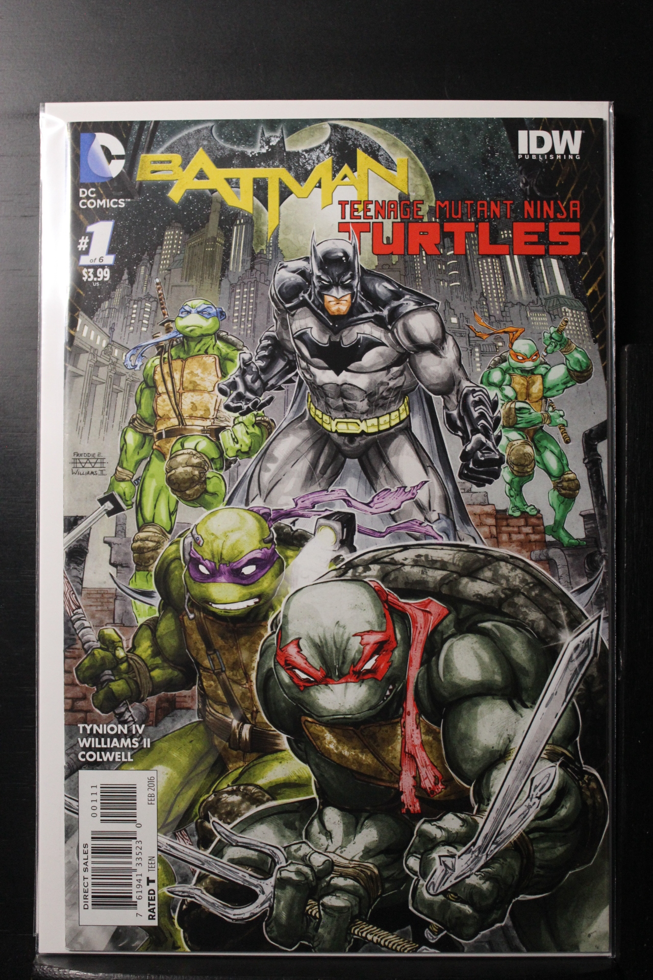 Batmanteenage Mutant Ninja Turtles 1 Freddie E Williams Ii Cover 2016 Comic Books 8930