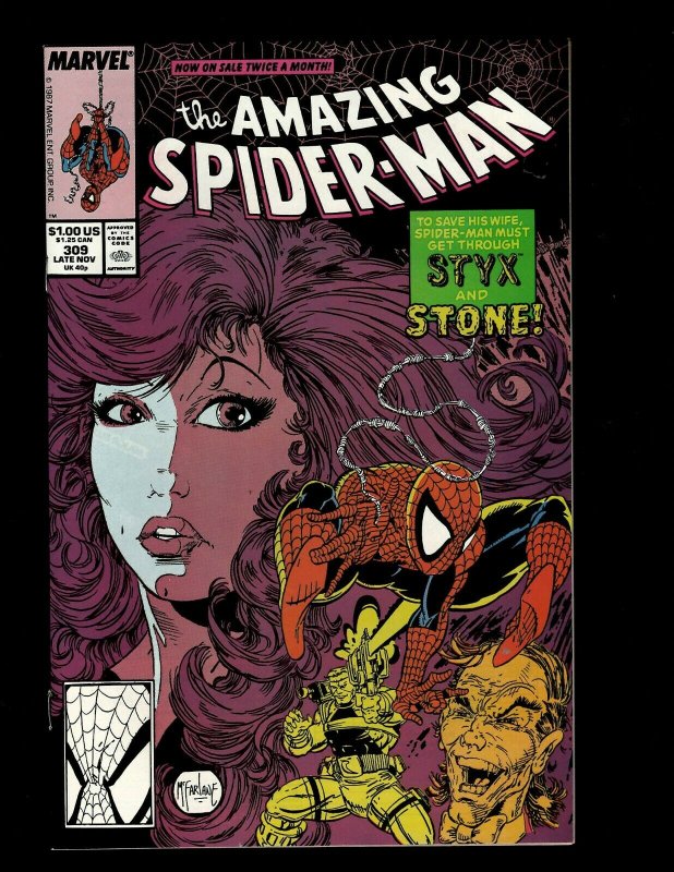 Amazing Spider-Man # 309 NM Marvel Comic Book Venom Todd McFarlane Art GB4