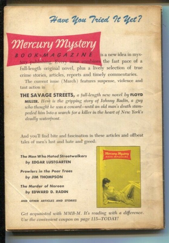 Magazine of Fantasy & Science Fiction 3/1956-Mercury-Nicholas Solovioff cover...