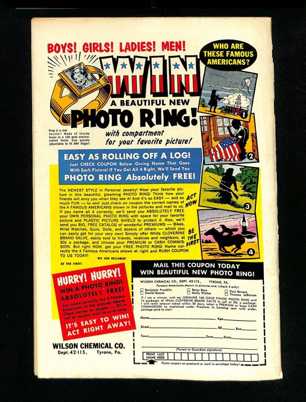 World's Finest Comics #118 Creature That Was Exchanged for Superman!