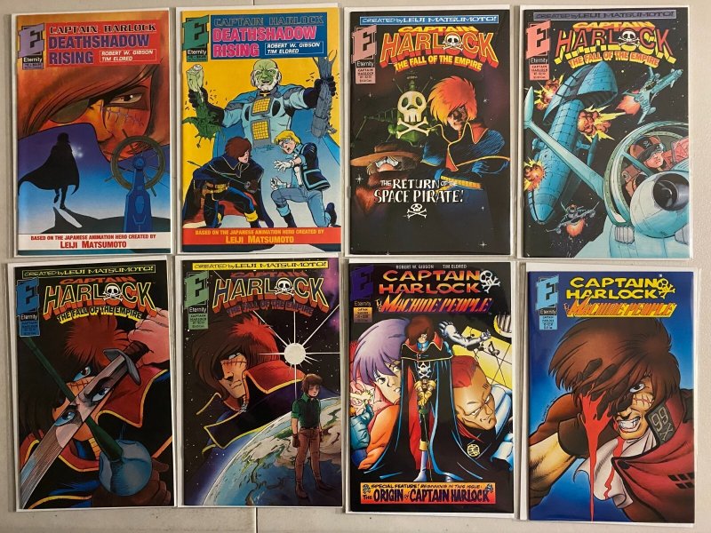 Captain Harlock lot #1-13 + more (see notes) Eternity (avg 7) 26 diff (1990-'93)