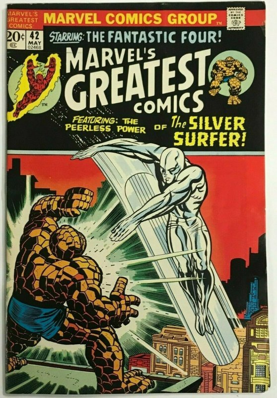 MARVEL'S GREATEST COMICS#42 FN/VF 1973 BRONZE AGE COMICS