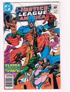 Justice League Of America #216 FN DC Comics Comic Book Superman 1983 DE29