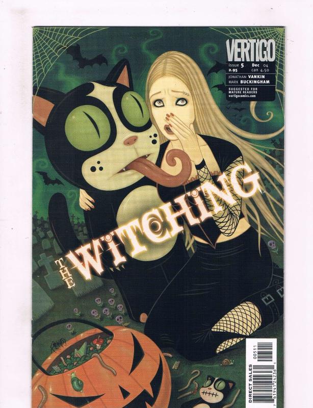 Lot Of 4 The Witching DC Vertigo Comic Books # 5 6 7 8 Jonathan Vankin Ser. BN11