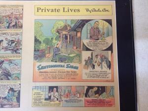 Superman Original Newspaper Comic Strip 1942 Atlanta Journal Framed & Matted BNT