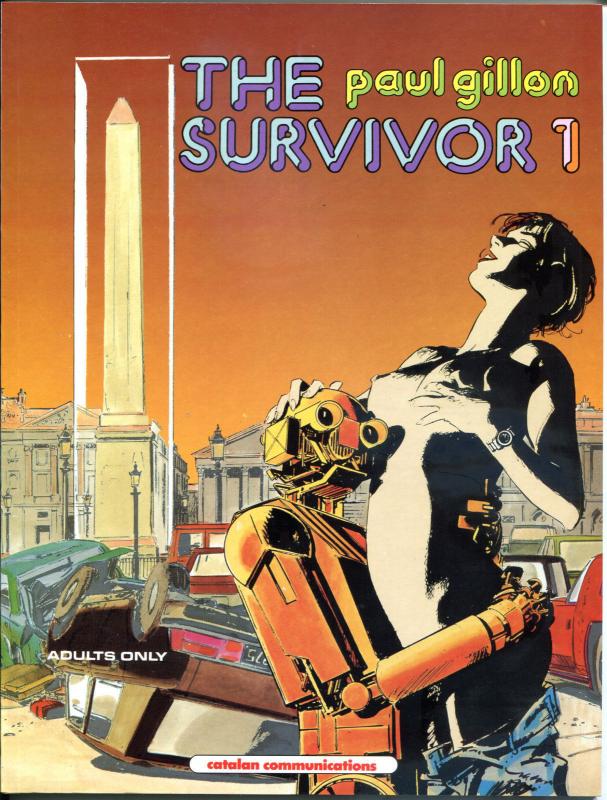 The SURVIVOR #1 gn / tpb, VF+, Paul Gillon, 1st, 1990, Catalan, more GN in store