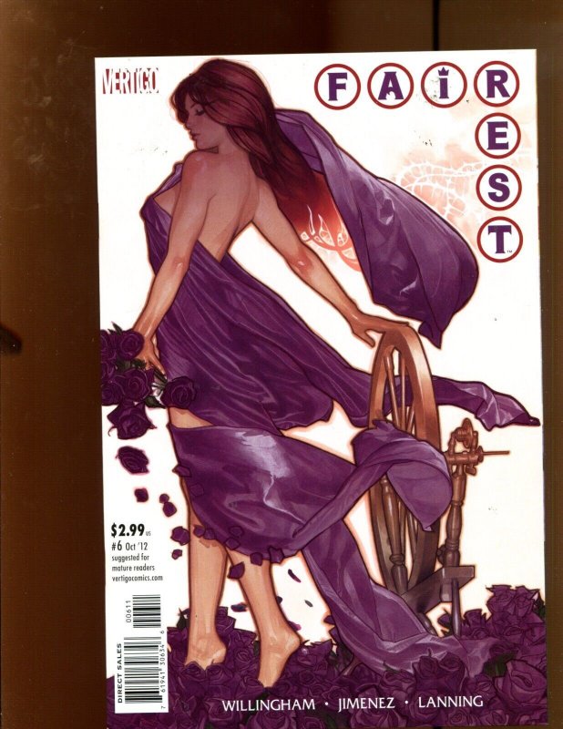 Fairest #1,3,6,7,9 - FIVE PIECE LOT/ADAM HUGHES ART! (9.0) 2012/2013