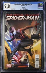 Miles Morales: Ultimate Spider-Man #1 Staples Cover (2014) Miles Morales Origin