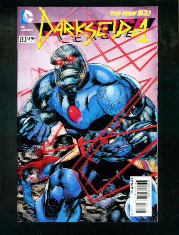 JUSTICE LEAGUE #23.1 2013 DARKSEID 3-D COVER NEW 52 HIGH GRADE NM 