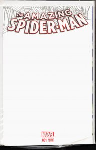 The Amazing Spider-Man #1 Blank Cover (2015) Spider-Man