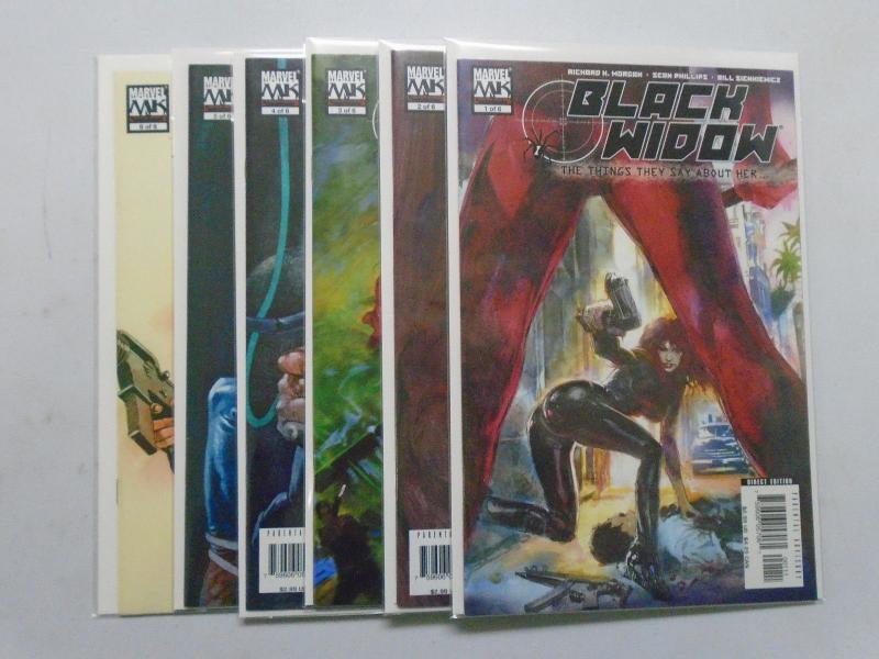 Black Widow (2005 4th Series), Set:#1-6, 8.0/VF (2005)