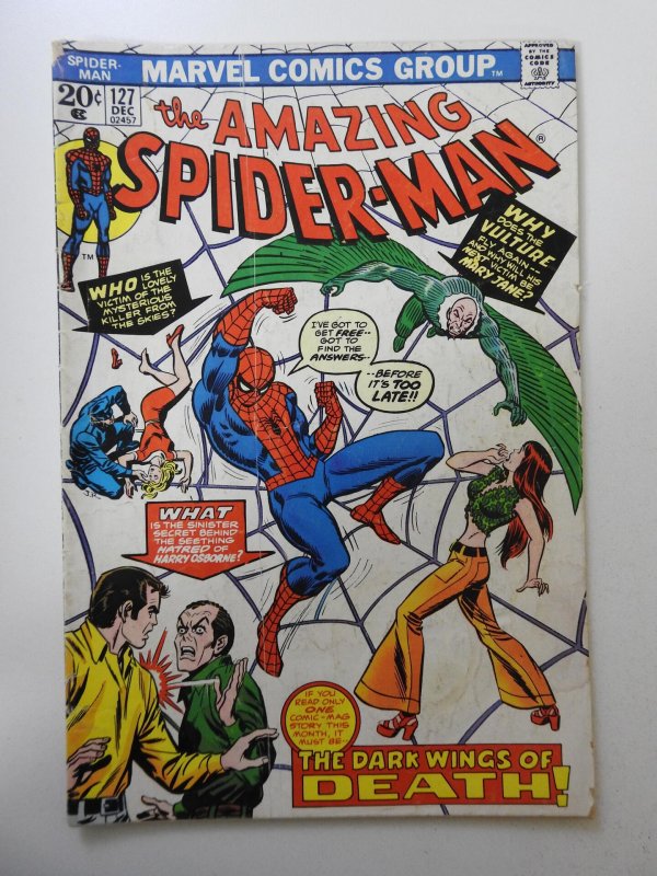 The Amazing Spider-Man #127 (1973) VG- Condition! Moisture stain