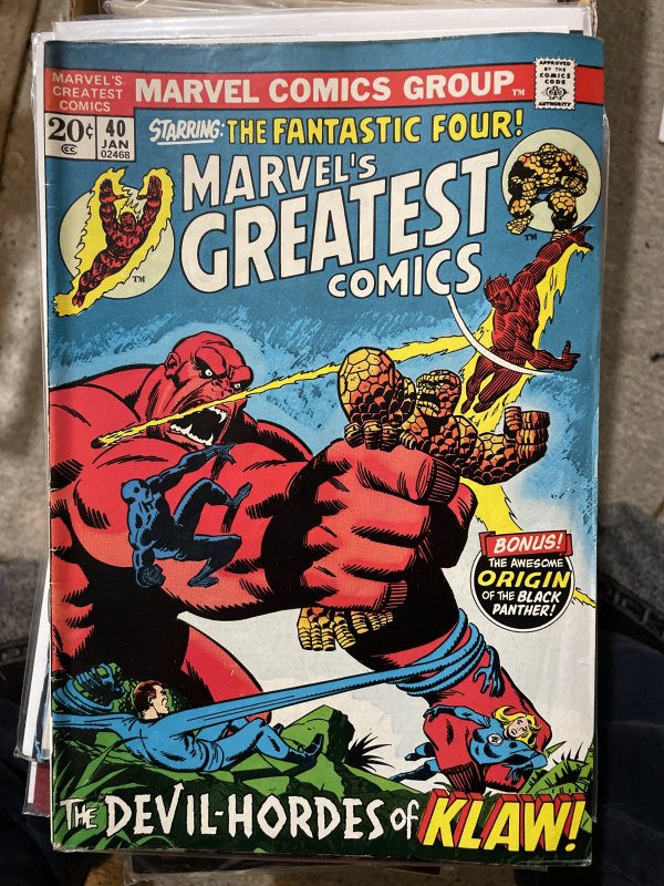 Marvel's Greatest Comics #40 (1973)