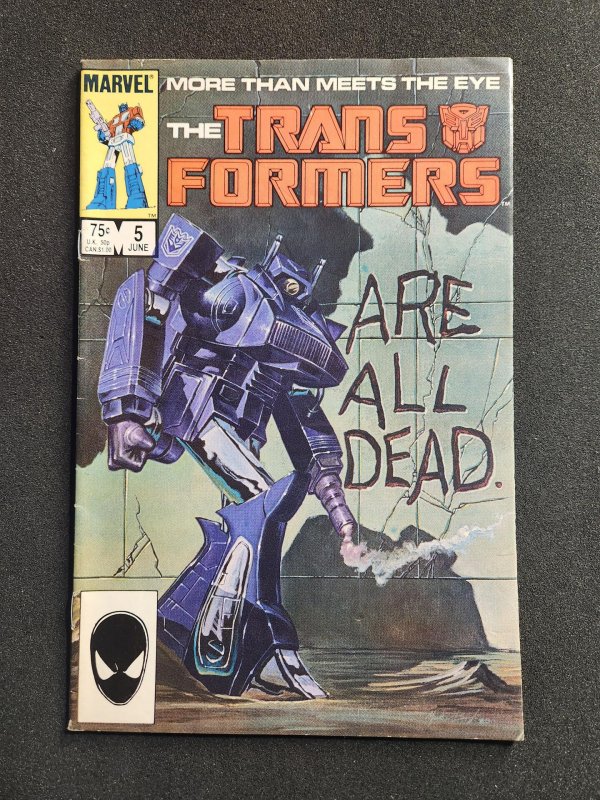 The Transformers #5 Direct Edition (1985) FN/VF