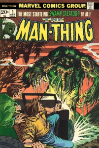 Man-Thing (1st Series) #4 (with Marvel Value Stamp) VG ; Marvel | low grade comi
