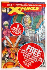 X-Force #1 Direct Edition (VF/NM, 1991) Shatterstar Card Inside