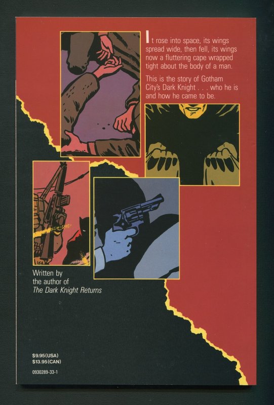 Batman: Year One Trade Paperback / VFN/NM 1st Print  1988