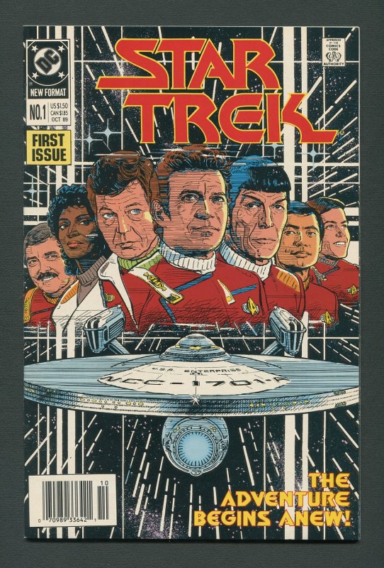 Star Trek #1  / 9.6 - 9.8 NM-MT  Newsstand  October 1989