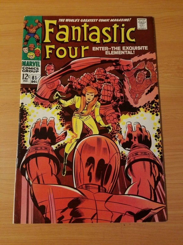 Fantastic Four #81 ~ VERY FINE - NEAR MINT NM ~ (1968, Marvel Comics)