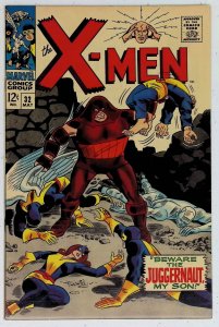 The X-Men #32 (1967) VF stamp interior bc