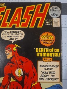 Flash #215 ?-Crossover Story Featuring Golden Age Flash & Silver Age Flash—1972