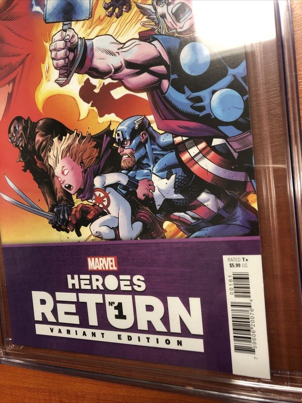 Heroes Return #1 (CGC 9.8) (2021) McGuinnes Variant Cover Census 2!!