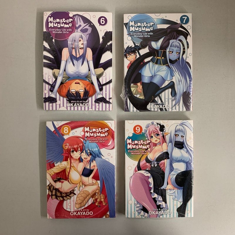 Monster Musume Vol 1-9 Paperback OKAYADO 