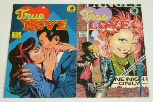 True Love #1-2 VF/NM complete series - dave stevens - alex toth - romance set