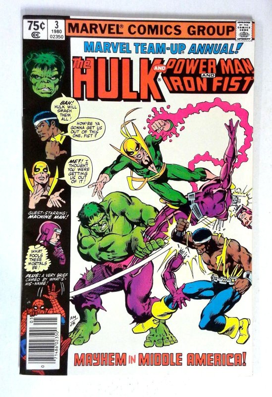 Marvel Team-Up Annual #3 Power Man Machine Man John Byrne Marvel (1980) VF