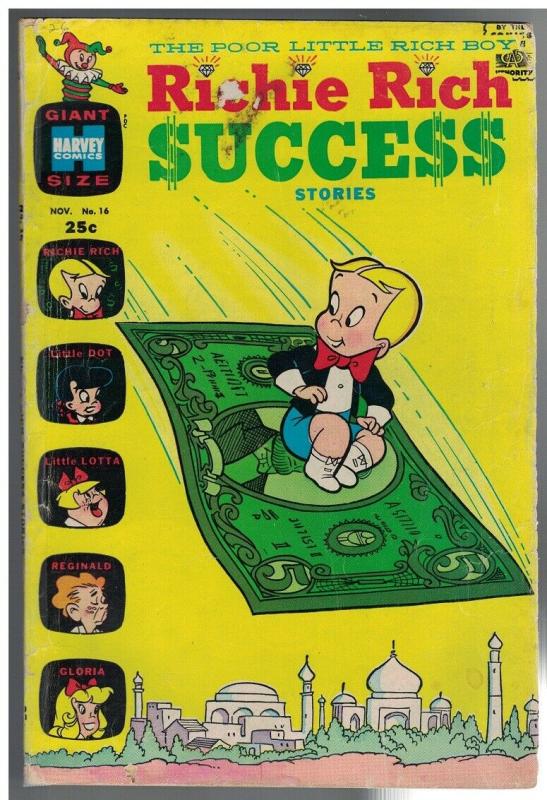 RICHIE RICH SUCCESS STORIES  16 FR-G Nov. 1967